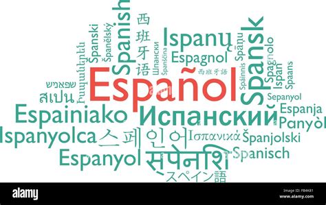 the word spanish in german